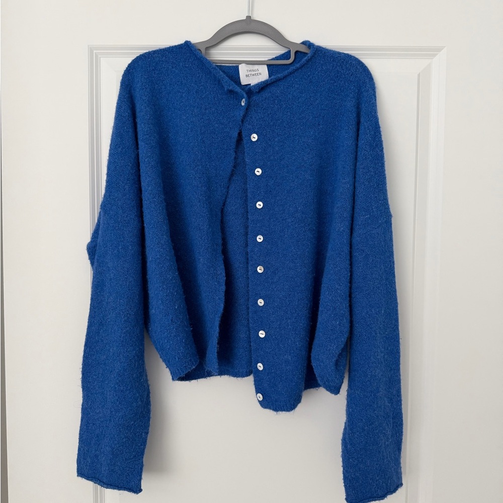 Things Between cardigan blue